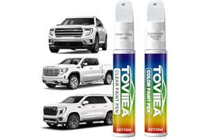 TOVIIEA White Forst Tricoat(G1W/WA140X) Touch Up Paint Compatible with GMC,2-In-1 Car Scratch Remover Pen,Car Paint Scratch R