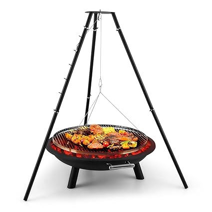 Blumfeldt Arco Trino Swivel Grill Fire Pit Bbq Tripod