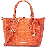 Makcr Joacbv Ladies Tote Leather Bags for Women Crocodile Embossed Zipper Satchel Purse Elegant Compartments Crossbody Work