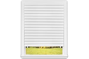 REDI SHADE Original Light Filtering Pleated Paper Shade White, 48” x 72”, 6-Pack