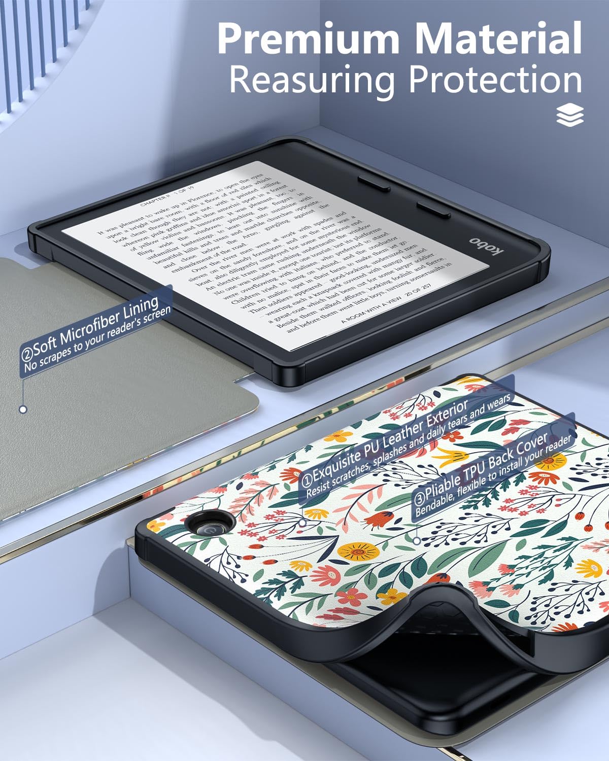 MoKo Case for Kobo Libra Colour 7