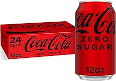 Coke Zero Sugar Cola Soda, 12 oz, 24 Pack (Package May Vary)