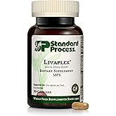 Standard Process Livaplex - Whole Food Bowel, Digestion and Digestive Health, Liver Health and Gallbladder Support with Spanish Black Radish, Betaine Hydrochloride, and Organic Carrot - 90 Capsules