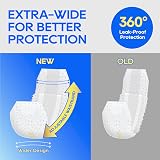Honey Care All-Absorb A24 Male Dog Wrap Large 50 Count Blue White view 2