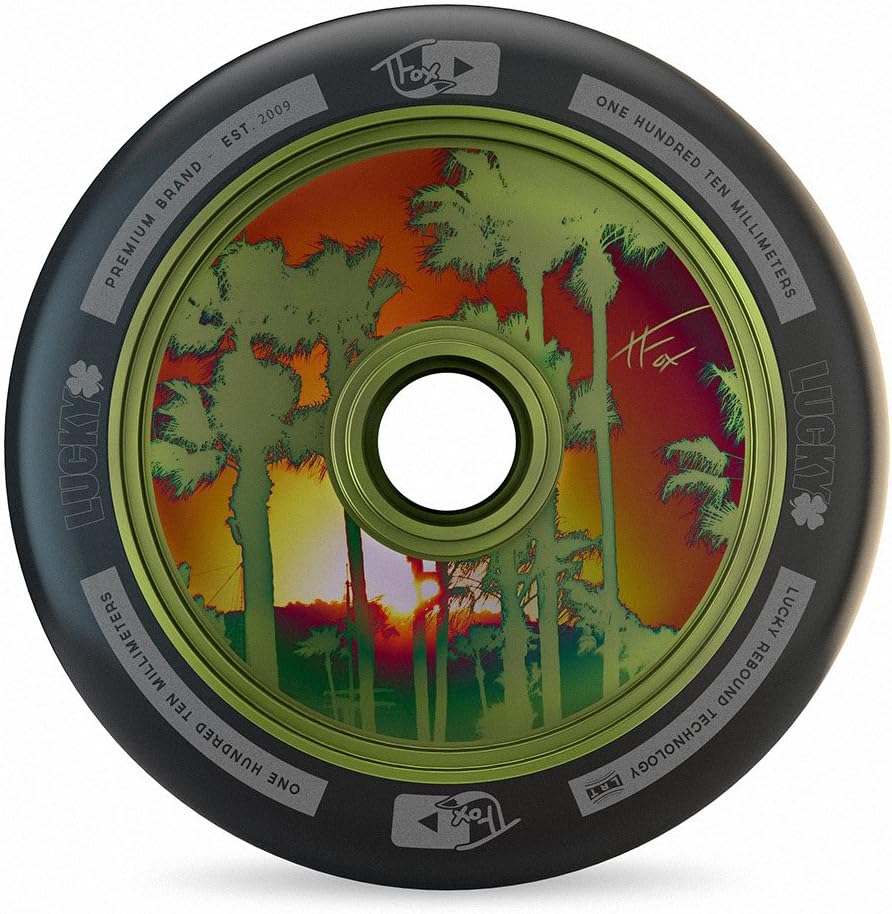 Lucky Tanner Fox Signature Pro Stunt Scooter Wheel - Various Colours / Sizes (Green, 110mm)