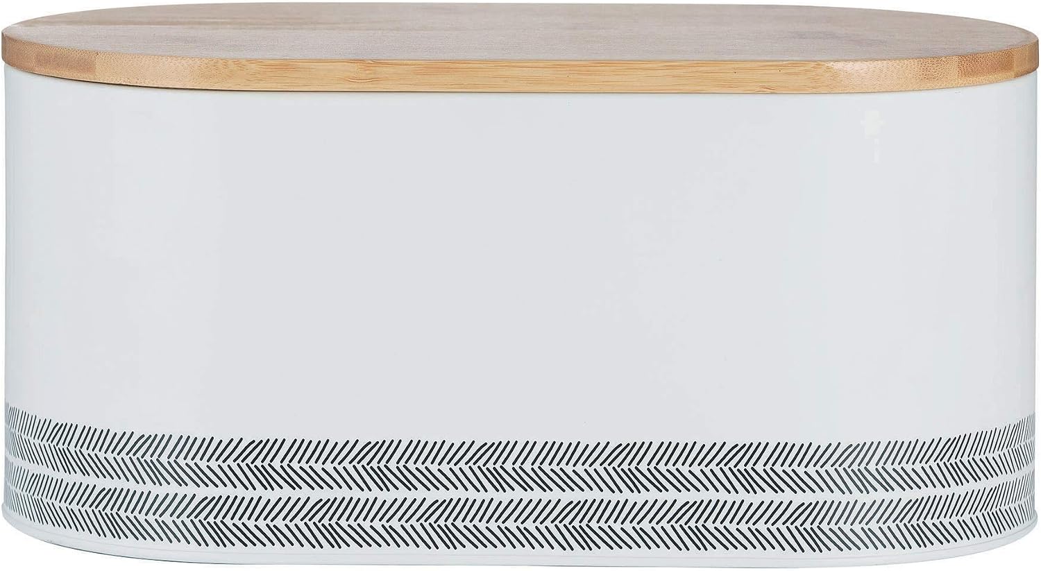 Typhoon Monochrome Bread Bin, White, 16 x 34 x 17.5 cm/7.5 litre