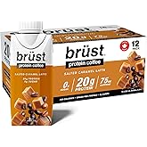 BRÜST PROTEIN COFFEE SALTED CARAMEL LATTE - Caramelly indulgence slightly sweet (20g Protein, 75mg Caffeine, 100 Calories) Ca