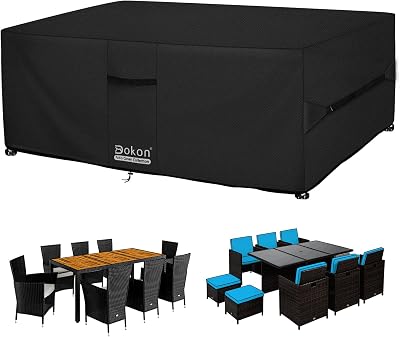 Dokon Garden Furniture Cover 150x90x74cm Waterproof 420D Oxford