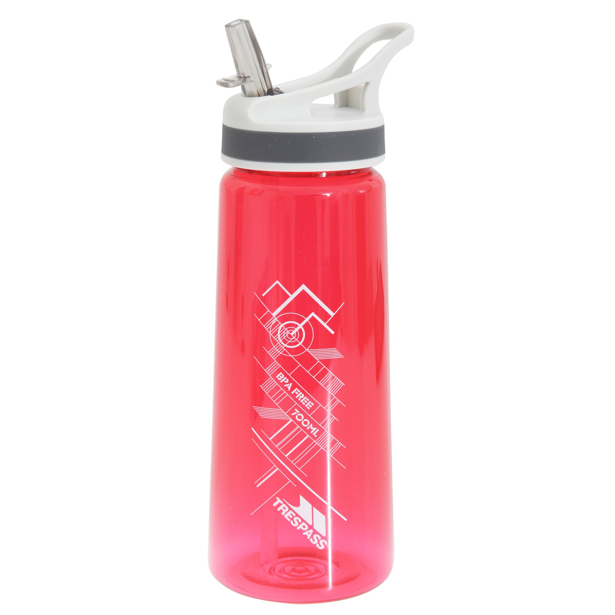 Trespass 700ml Sports Water Bottle With Closable Spout BPA Free