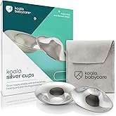 Koala Babycare The Original Silver Nursing Cups - Nipple Shields for Breastfeeding Newborn - Breastfeeding Essentials - Prote
