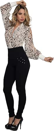 High-Waisted Shaping Pants with Double Layers for Body Sculpting, Designed to Lift The Buttocks And Slim The Waist.
