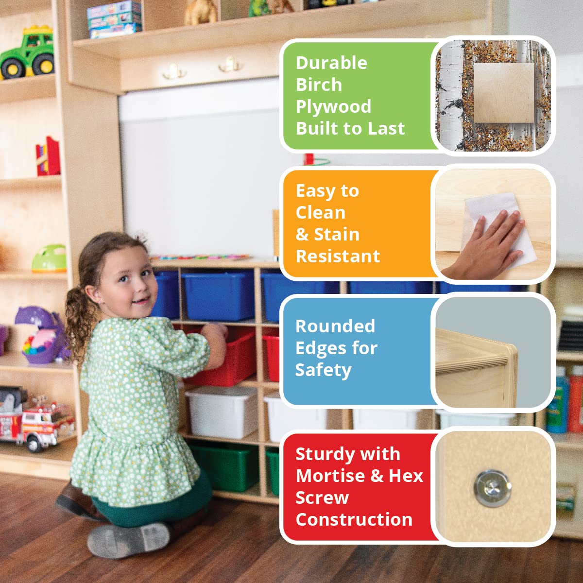 Wood Design Multipurpose Sand & Water Sensory Center with Clear 9