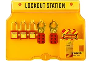 BOZZYS Lockout Tagout Kit,Loto Locks for Breaker Lock Out Tag Out Kits Electrical-OSHA Compliant (BD-B101KIT 16PACK)