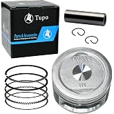 Tupo TRX250-68.5 Piston Top End Rebuild Kit | Compatible with Honda TRX250 Sportrax TRX Recon 250 13101-HM8-A40 13011-HM8-003 13111-422-000 94601-15000