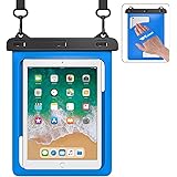 Weuiean Waterproof Bag Case for iPad 8th/7th/6th/5th/4th Generation 10.2/9.7, iPad Air 1/2/3, iPad Pro with Lanyard for iPad/