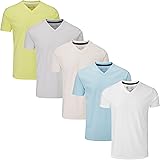 Charles Wilson 5 Pack Plain Crew Neck T-Shirt: Amazon.co.uk: Clothing
