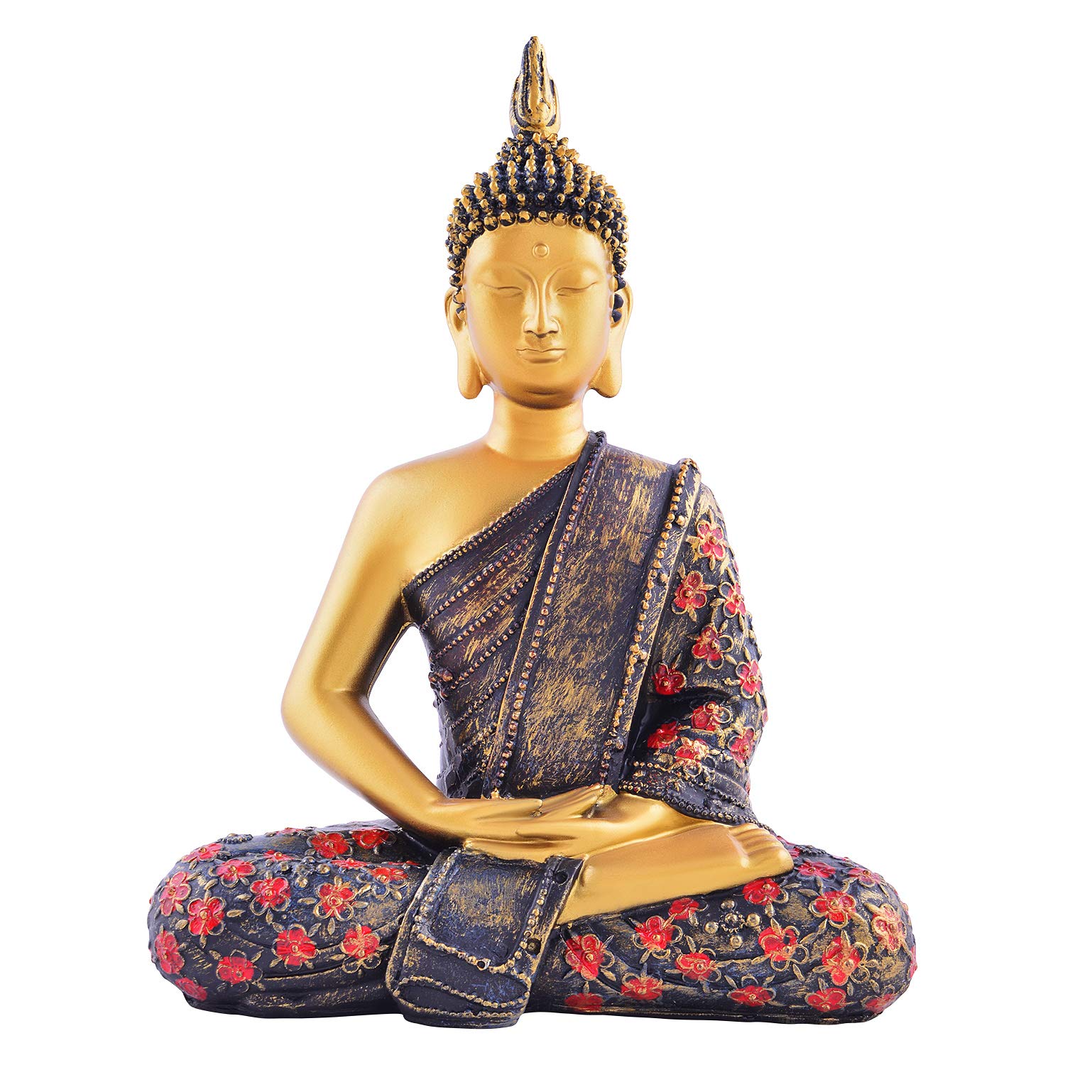Buy Archies Polyresin Buddha Statue in Dhyana Mudra (20.5 cm x 10 cm x