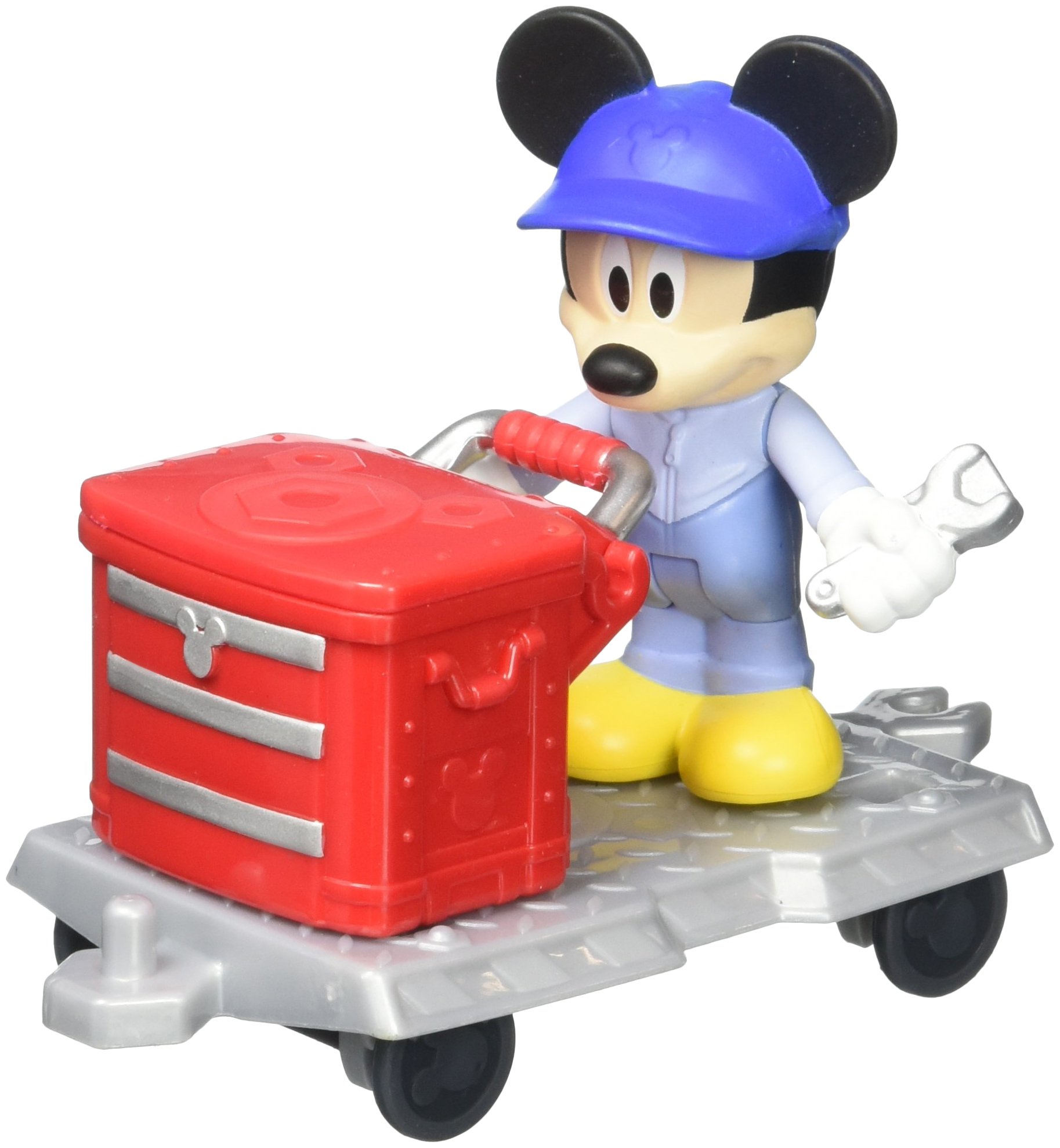 Fisher-Price DTT75 Disney Roadster Racers, Engineer Mickey & Accessory Mouse Clubhouse, Multicolor