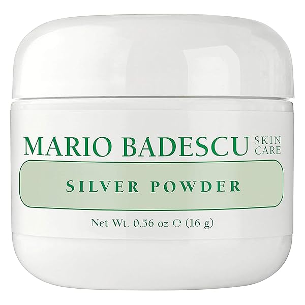 MARIO BADESCU SILVER POWDER, SKIN CARE FACIAL PORE CLEANSING MASK WITH KAOLIN CLAY & ZINC OXIDE, 0.56 OZ