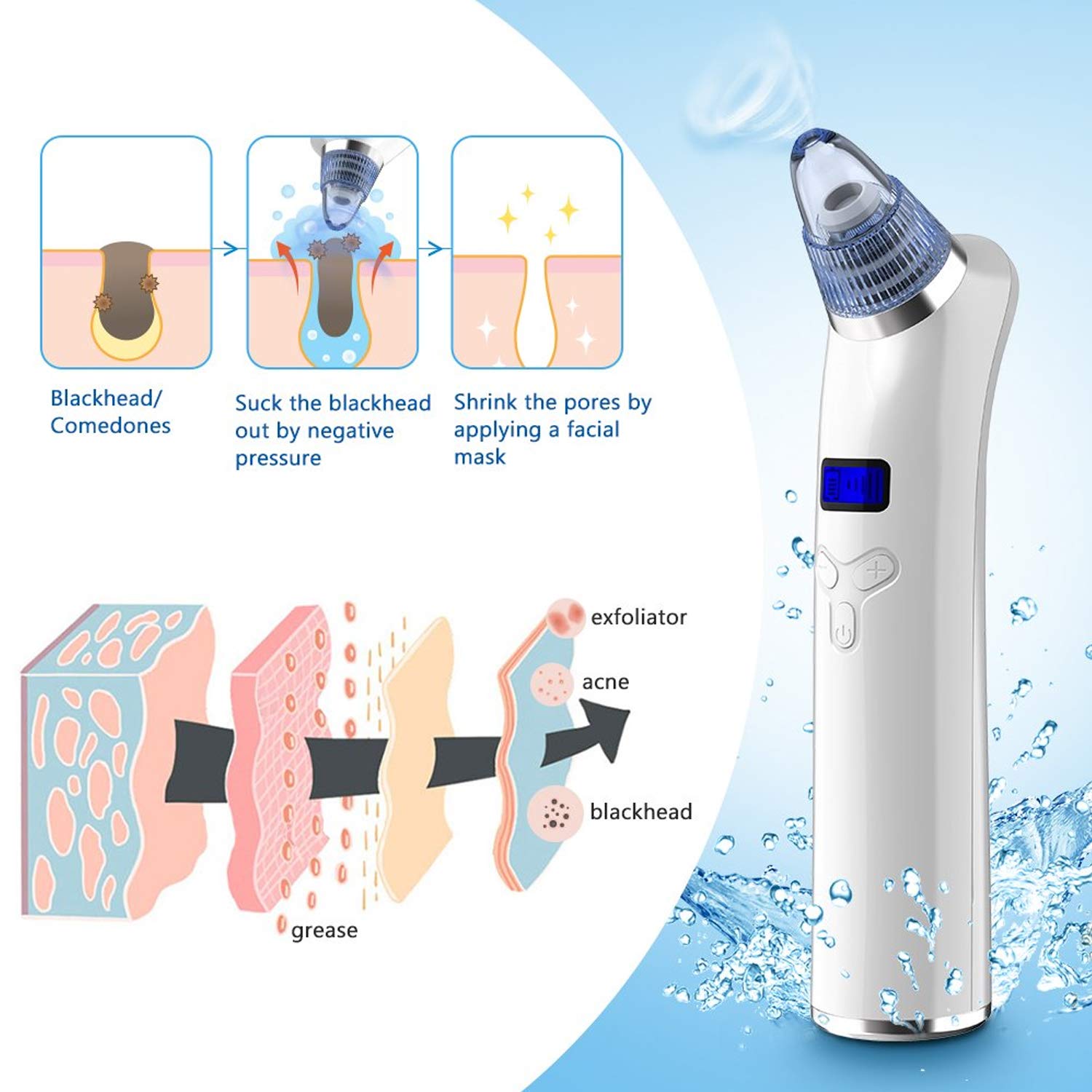 coofo blackhead remover vacuum pore acne cleanser