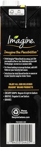 IMAGINE CHICKEN, BEEF & TURKEY BONE BROTH 32 OZ