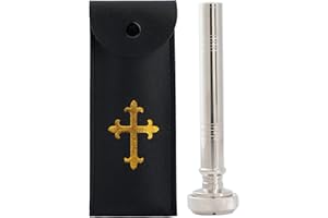 BRILUCKY Christian Pocket Holy Water Sprinkler with Cross Leather Case,5 Inches Stainless Steel Catholic Holy Water Container
