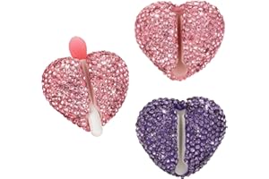 Veseek Lip Brush Holder,Lip Balm Brush Organizer Compatible with LANEIGE Lip Sleeping Mask,Silicone Sleeve Protector Cover for Lip Brushes(Pink & Purple)