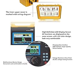 Digital Insulation Tester, 0.50 M Ω ~ 20.0T