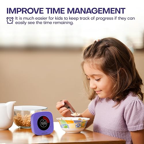 Visual Timer for Kids, Rechargeable 60-Minute Countdown Timer with