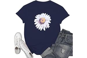 FQZWONG Deals of The Day Summer Tops for Women 2024 Dressy Casual Womens Short Sleeve Shirts Ladies Crew Neck Blouses Clothes