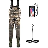 Trudave Women Hunting Waders,Waterproof Neoprene Fishing Wader with 600G Insulated Non-Slip Boot Camo