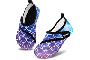 VIFUUR Kids Water Shoes Girls Boys Quick Dry Aqua Socks for Beach Swim Outdoor Sports