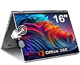 jumper 2 in 1 Laptop, 16 inch Convertible Laptop