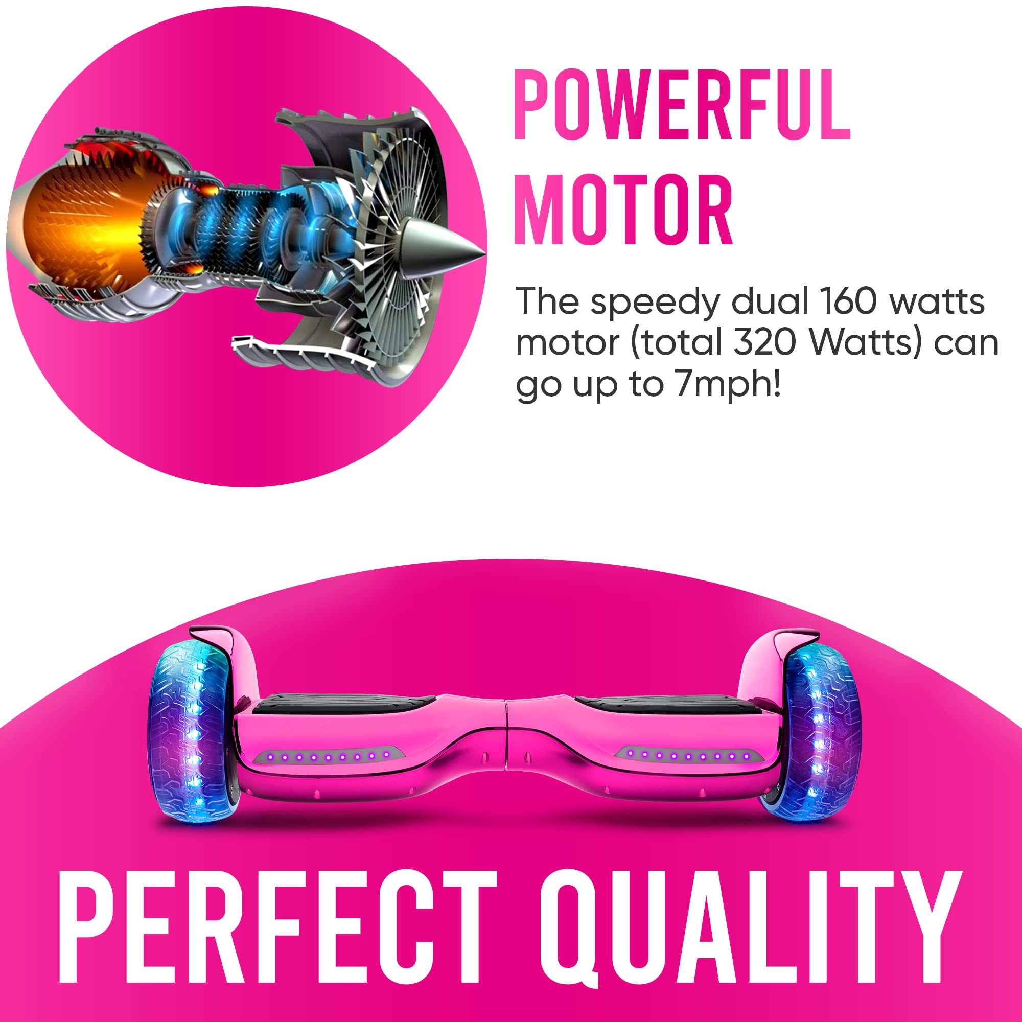 Hoverboard with 6.5