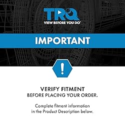 TRQ Front Left Manual Window Regulator Drivers Side
