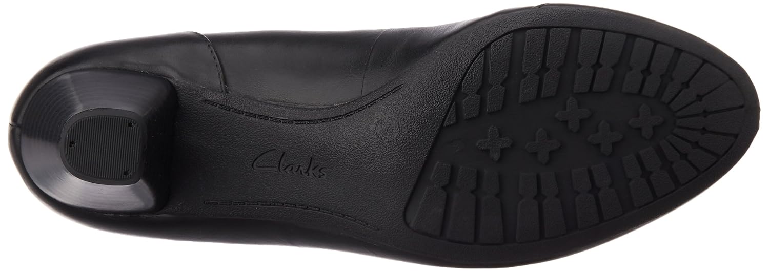 clarks women's denny harbour leather pumps