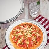 Vogue Aluminium Pizza Tray 305mm 12 Inch Round Tempered Oven Tray F008 view 5