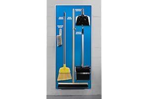 NMC SBK102ACP 5S Janitorial Shadow Board, Blue/White, 68"X30", AluminumCompositePanel (Combo Kit)