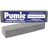 PUMIE Pumice Scouring Stick for Cleaning Toilet Rings, Stains, 1-Pack | Extra Strong Heavy Duty Pumice Stone for Toilet Cleaning, Rust, Grills, Tough Bathroom, Ovens, Pools &amp; Tubs