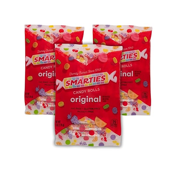 SMARTIES CANDY BULK ROLLS ORIGINAL FLAVOR – 6OZ BAG