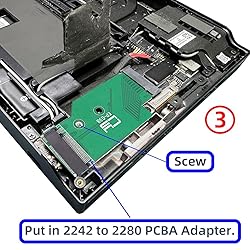 cablecc NVME M-Key NGFF 22x42mm to 22x80mm Male to