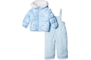 OSHKOSH B'GOSH Osh Kosh Girls' Ski Jacket and Snowbib Snowsuit Outfit Set