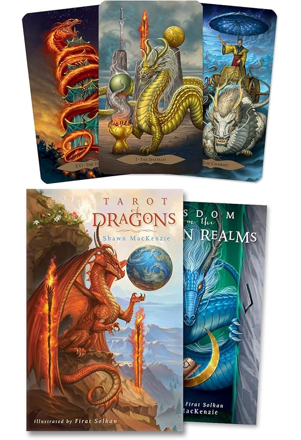 Ravyness Drakon Tarot: (Tarot Kit Box Set with 78 Cards and
