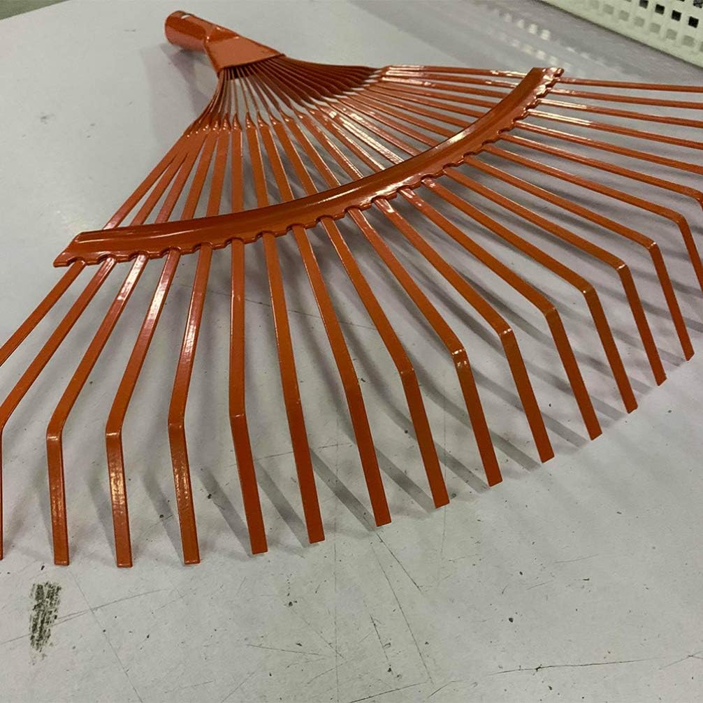 Random Color Doitool Steel Fan Rake Head Replacement For Garden Patio Leaves Leaf Lawn Hand Tools Equipment Rakes