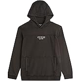 GUESS boys Eco Brushed Fleece Hooded Sweatshirt