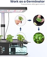 iDOO ID-IG301 12-Pod Hydroponics Indoor Garden Black view 6