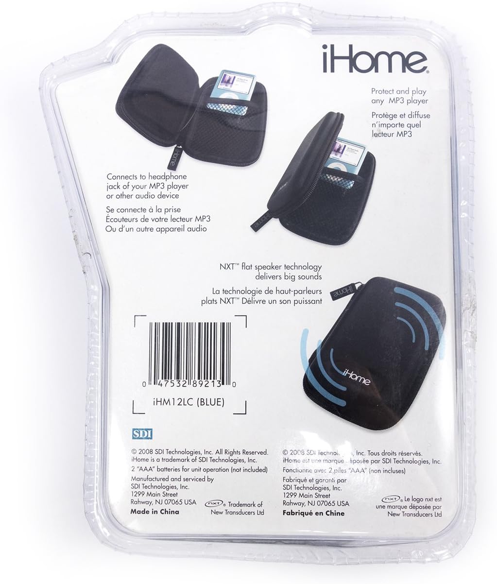 Ihome Nxt Funda Con Altavoces Integrados Para Ipod Azul Amazon Es Electronica