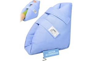 DRKLC Heel Protectors Cushion for Pressure Sores,Adjustable Foot Support Boot Surgery Recovery Supplies for Elderly Bedridden Pressure Ulcer Cushion Ankle Pillow for Bed, Wheelchairs (1 Piece)