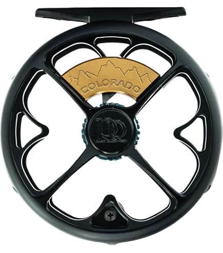 amazon ross fly reel TIEMCO Colorado Matte Black #4/5 : Sports & Outdoors groove Blue Fox Vintage Fishing Hook Size:#4 - 6 pack The two