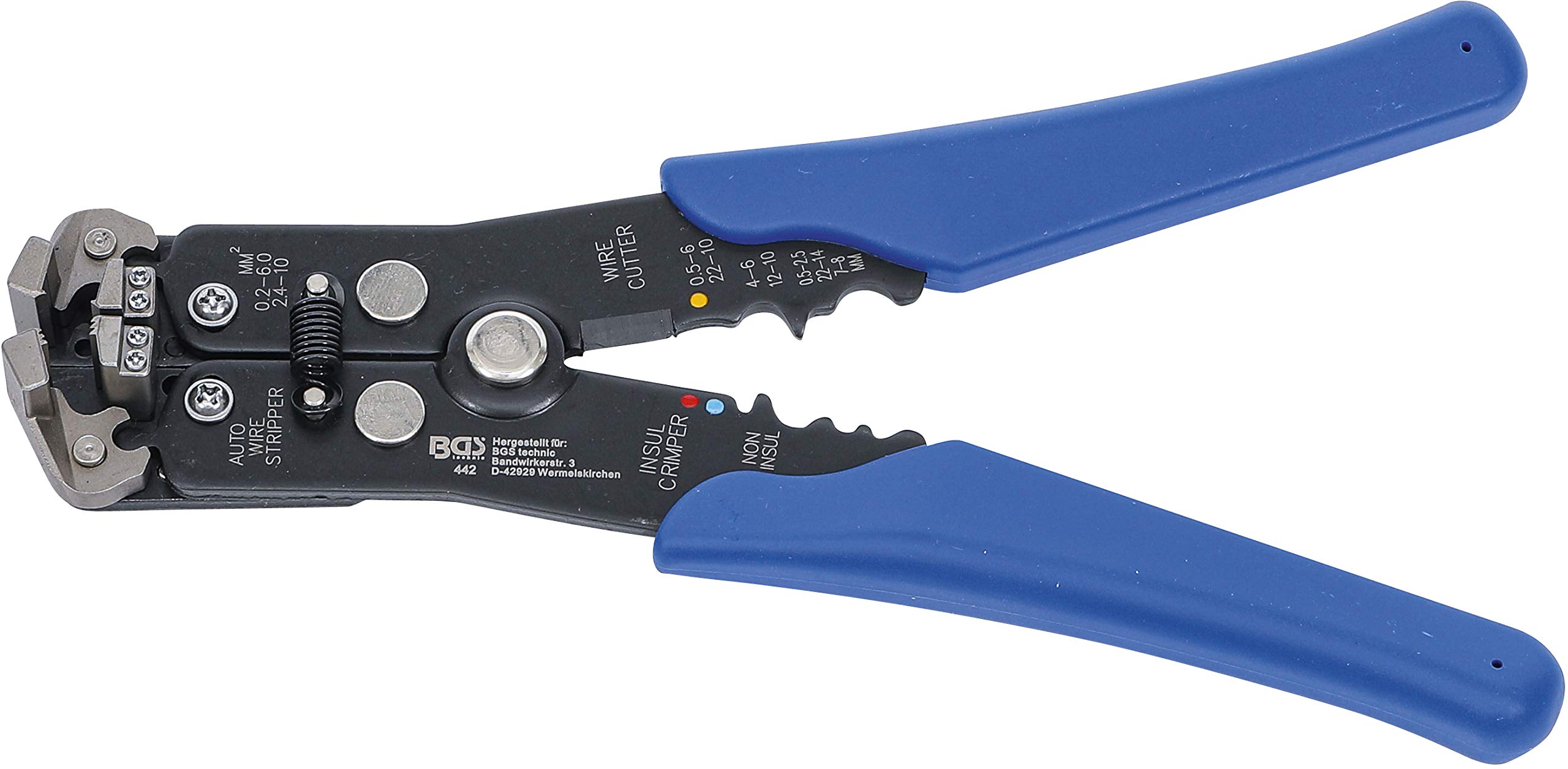 BGS 442 | Automatic Wire Stripper | for wire Ø 0.13 - 6 mm² | 210 mm